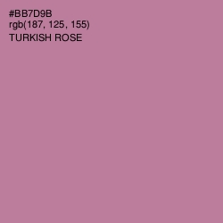 #BB7D9B - Turkish Rose Color Image